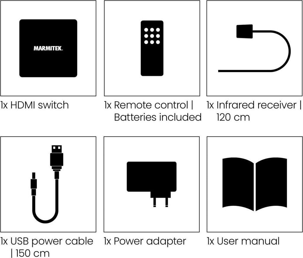 Marmitek Connect 350 UHD 2.0 HDMI Switch