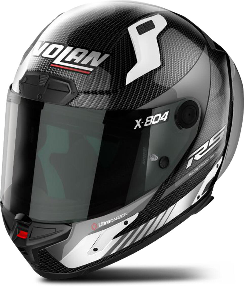Nolan X-804 RS Ultra Carbon Hot Lap noir/blanc