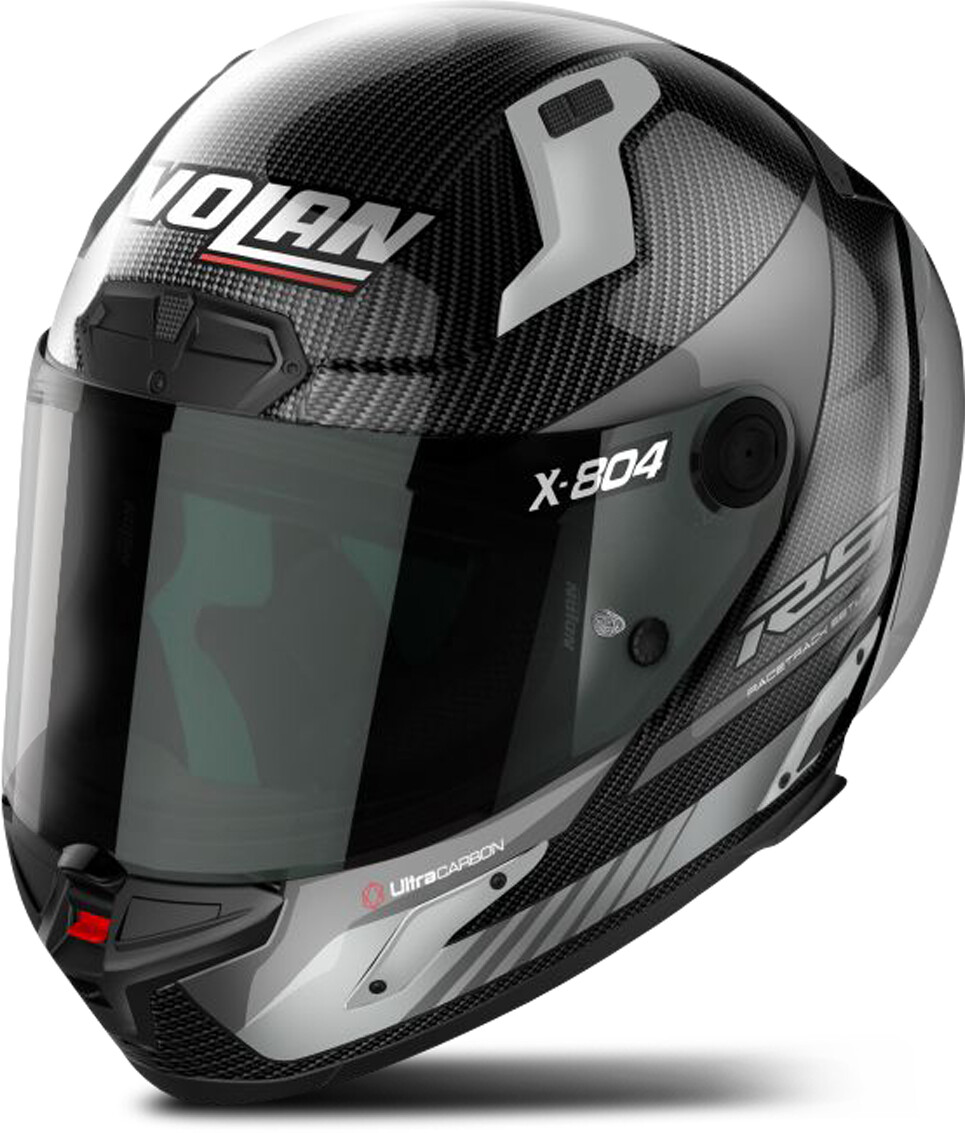 Nolan X-804 RS Ultra Carbon Hot Lap noir/argent