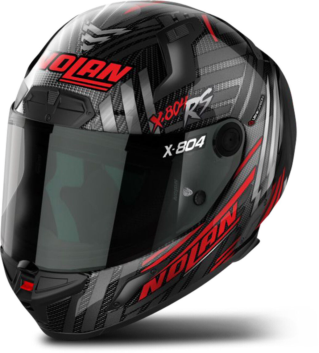 Nolan X-804 RS Ultra Carbon Spectre noir/rouge