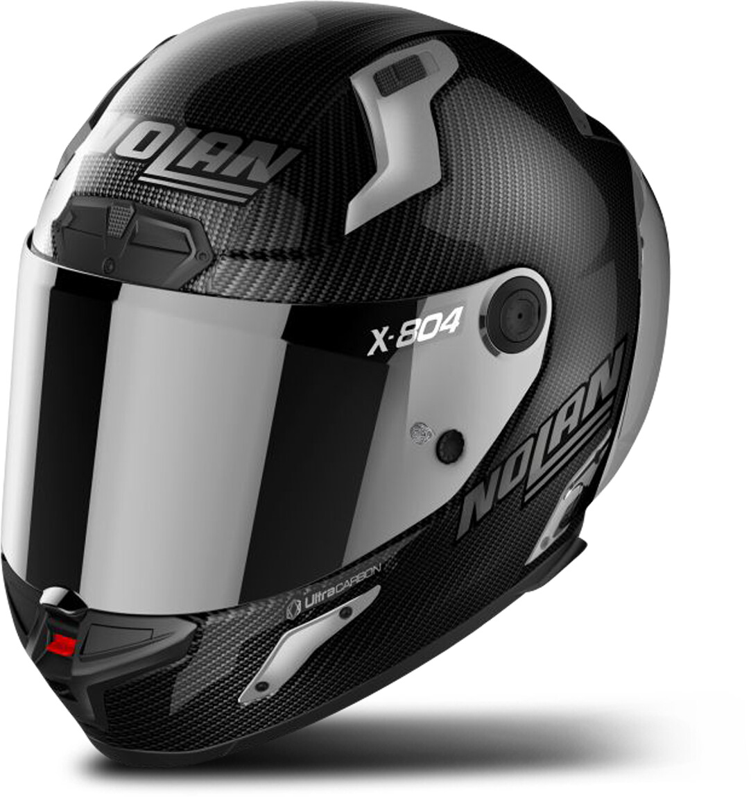 Photos - Motorcycle Helmet Nolan X-804 RS Ultra Carbon Silver Edition black/silver 