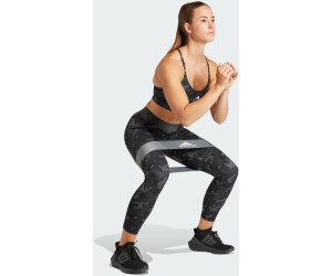 Adidas Yoga Essentials Studio Light-Support Allover Print Sport-BH (HZ1548)  grey six / carbon ab 24,00 €