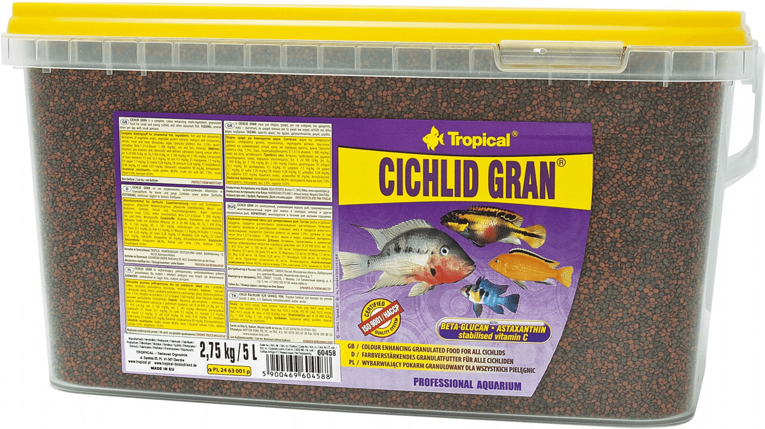 Tropical Cichlid Gran (5 l)