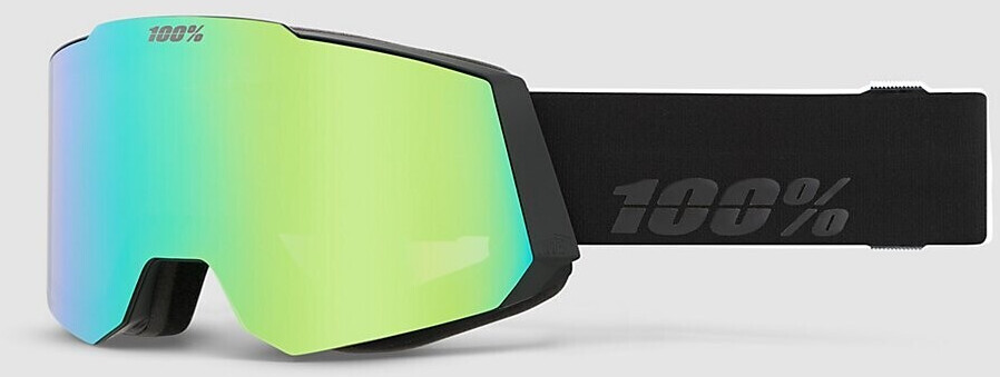 100% Snowcraft Hiper black/green mirror