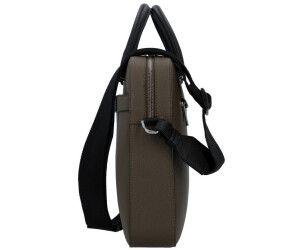 Hugo boss discount leather laptop bag