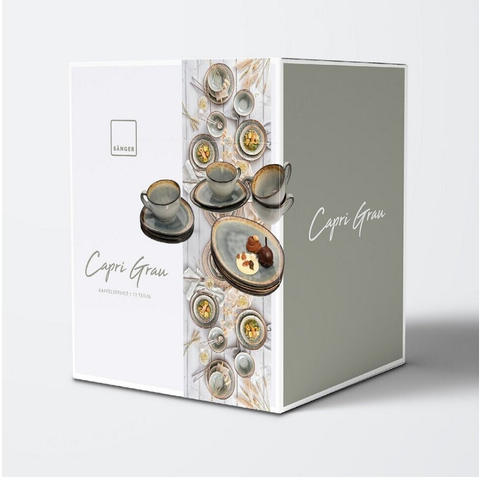 Sänger Capri Kaffeeservice Steingut grau 12-teilig ab 89,99 € |  Preisvergleich bei