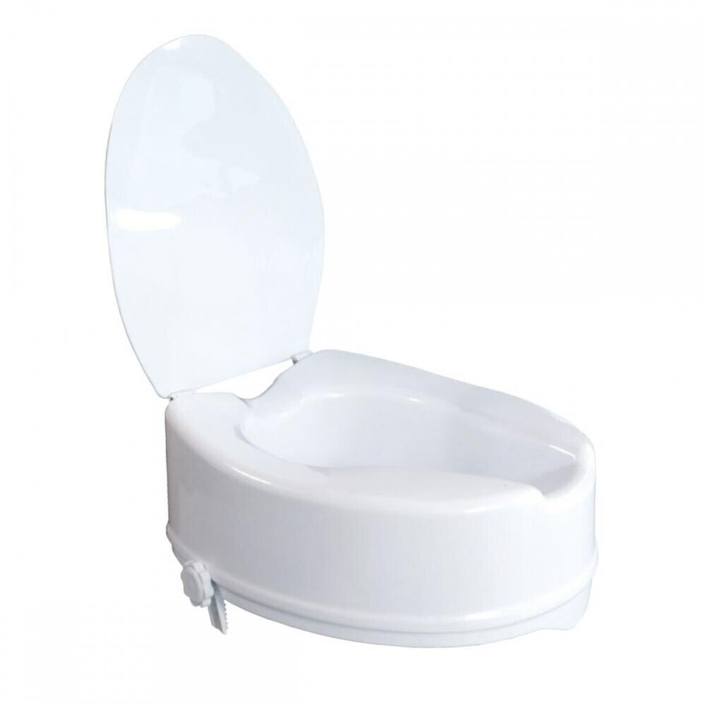 Mobiclinic Titán toilet seat raiser with lid 14 cm