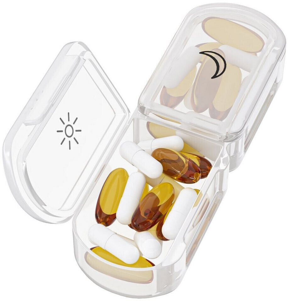 WELLGRO Tablettenbox für 7 Tage - Pillendose