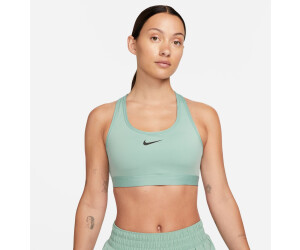 Nike - Women's Dri-Fit Swoosh Medium Support Bra - Sports bra - White /  Stone Mauve / Black | XS