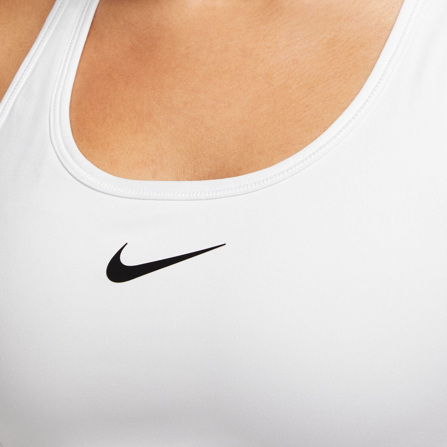 Nike Swoosh Women's Training Sports Bra - Fireberry/White