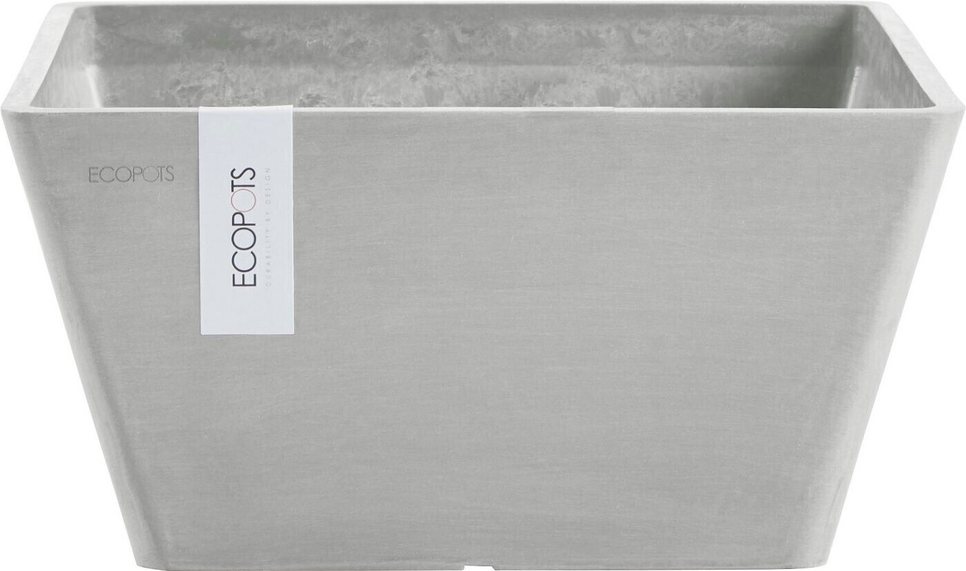 Ecopots Berlin weiß/grau BxTxH: 25x25x12,8 cm ab 13,99 € | Preisvergleich  bei