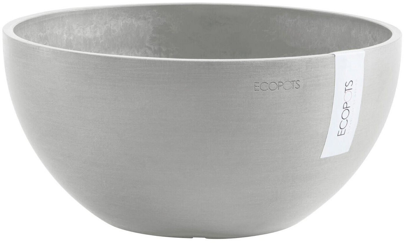 Ecopots Bruges ØxH: 30x14 cm bei weiß/grau 18,49 ab € Preisvergleich 