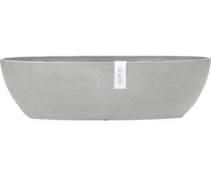 Ecopots Sofia Long weiß/grau BxTxH: 14x14x16 cm ab 34,95 € | Preisvergleich  bei