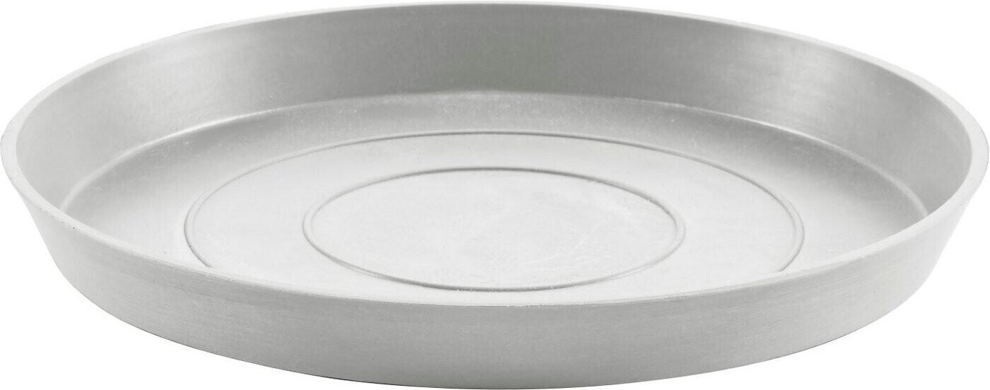 Ecopots Round Saucer weiß/grau BxTxH: 28,7x28,7x3 cm ab 8,99 € |  Preisvergleich bei