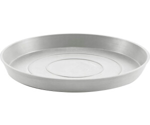 Ecopots Round Saucer weiß/grau BxTxH: 36,5x36,5x3,5 cm ab € 15,95 |  Preisvergleich bei