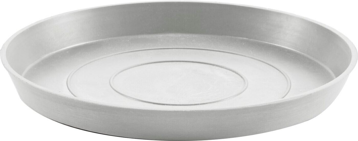 Ecopots Round Saucer weiß/grau BxTxH: 36,5x36,5x3,5 cm ab € 15,95 |  Preisvergleich bei