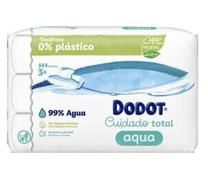 Dodot Toallitas Pure Aqua 0% plástico desde 6,48 €