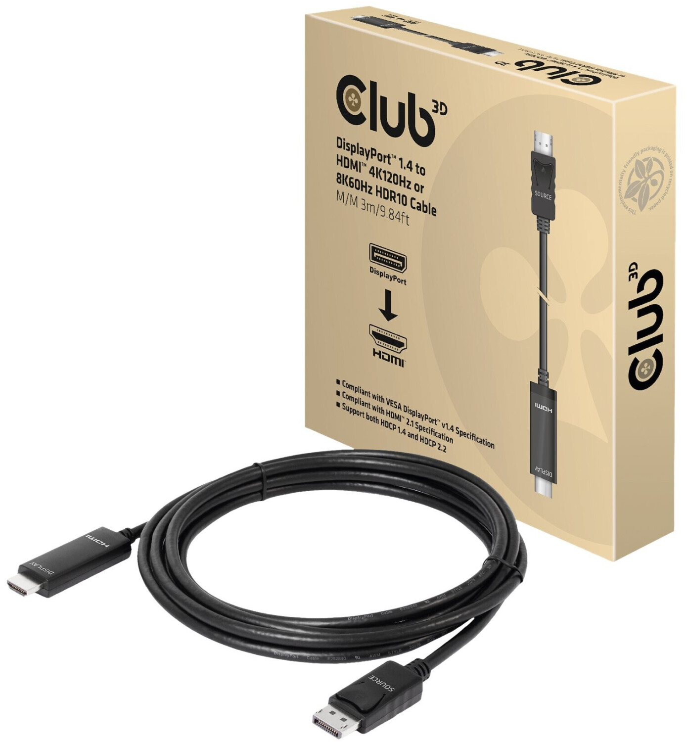 Photos - Cable (video, audio, USB) Club3D CAC-1087 