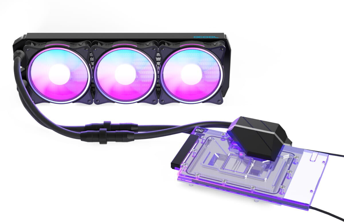 Alphacool Eiswolf 2 AIO 360mm (RTX 4080 Strix) with Backplate