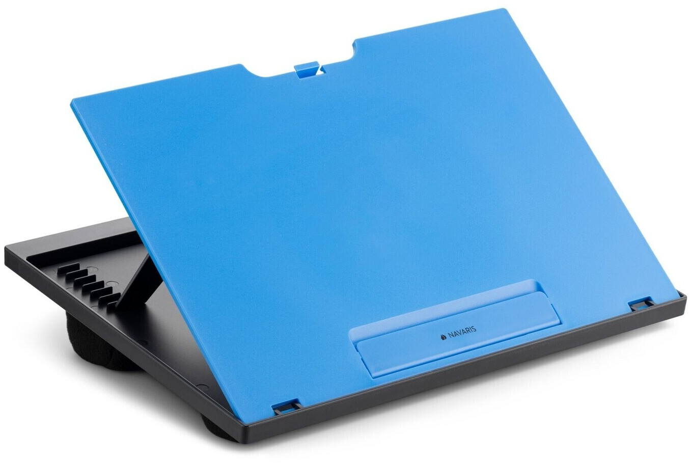 Navaris Plastic Laptop Table Shelf Blue