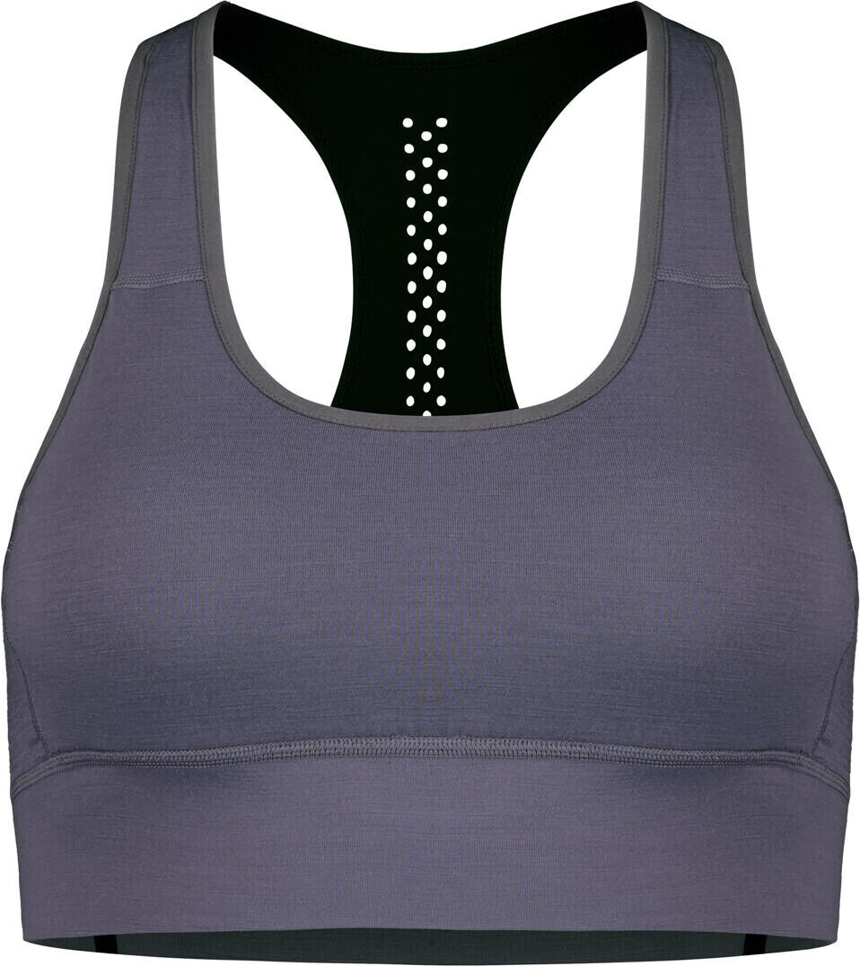 Mons Royale Womens Stratos Merino Shift Sports Bra shark
