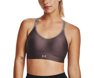 Under Armour INFINITY MID COVERED - Medium support sports bra - glacier  blue/blue 