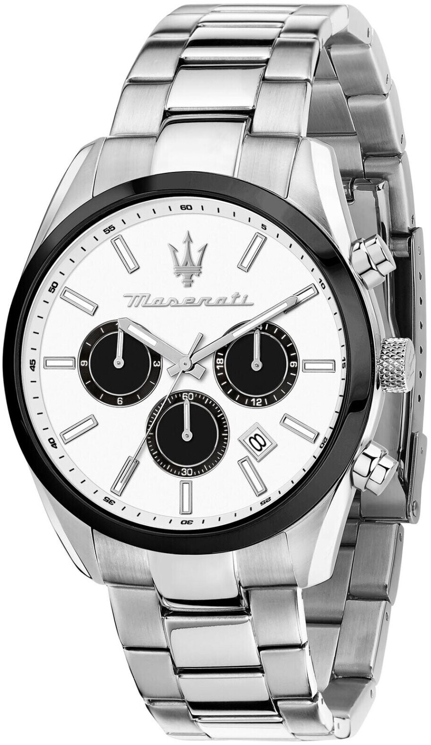 Maserati Attrazione Chronograph silver/white/black ab Preisvergleich € | bei 135,32