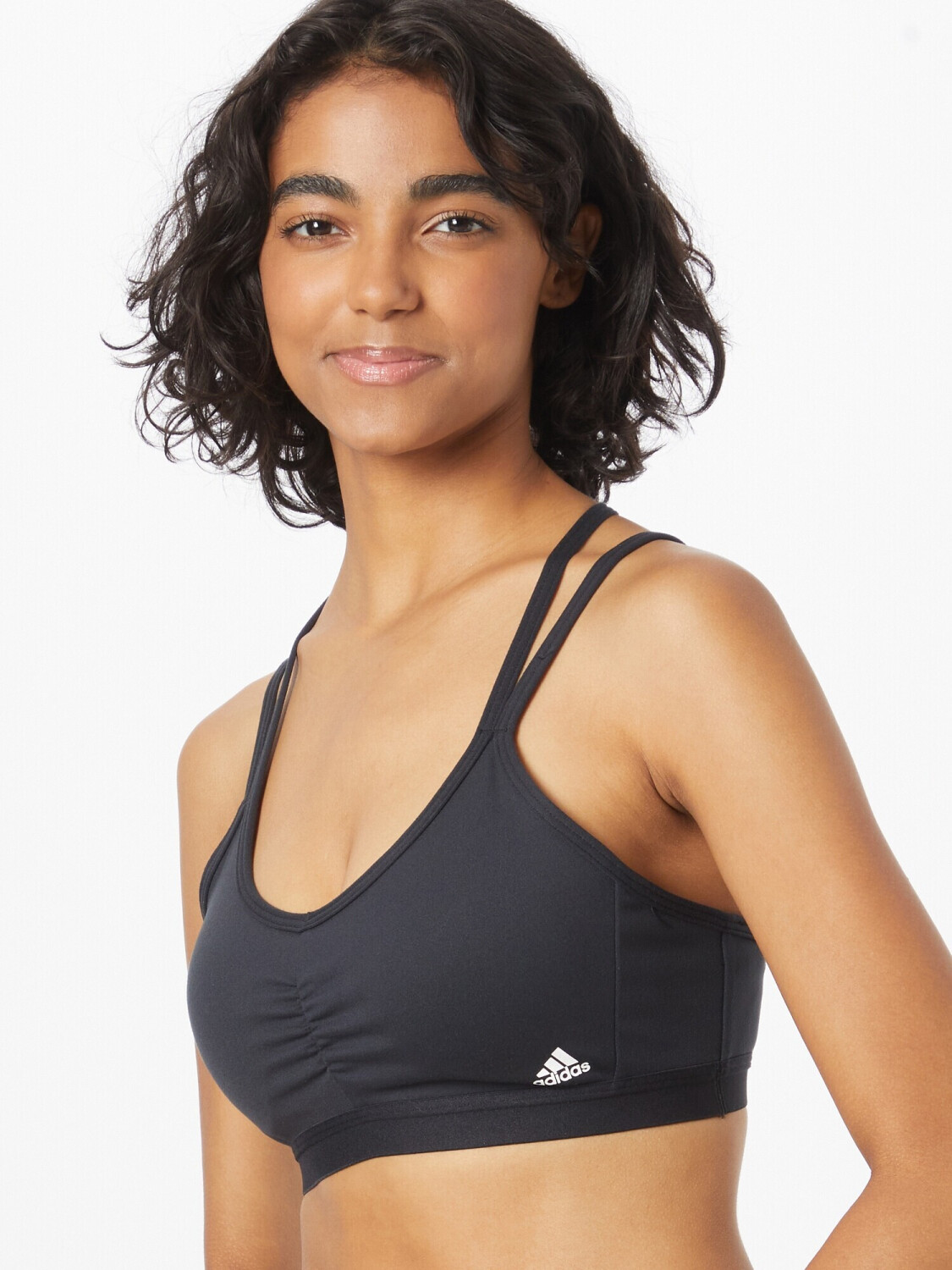 Buy Adidas Yoga Essentials Light-Support sports bra (HE9060) black from  £9.60 (Today) – Best Deals on