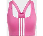 Adidas Powerreact Training Medium-Support Sports Bra Clear Pink