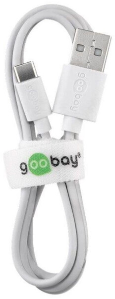 Goobay USB-C Lade- und Synchronisationskabel Weiß 0,5m, Bild 7