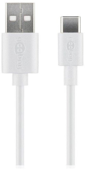 Goobay USB-C Lade- und Synchronisationskabel Weiß 0,1m, Bild 8