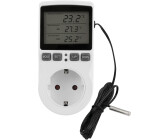 BEARWARE Steckdosen-Thermostat, max. 3680 W, programmierbar von 5