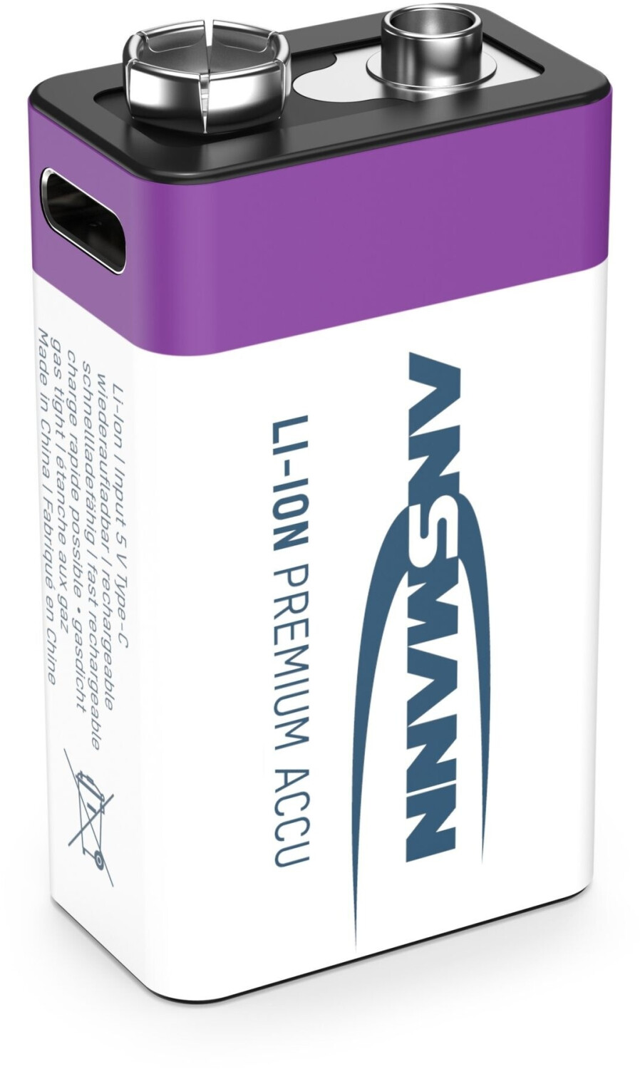 Ansmann E-Block USB-C 9V 400 mAh