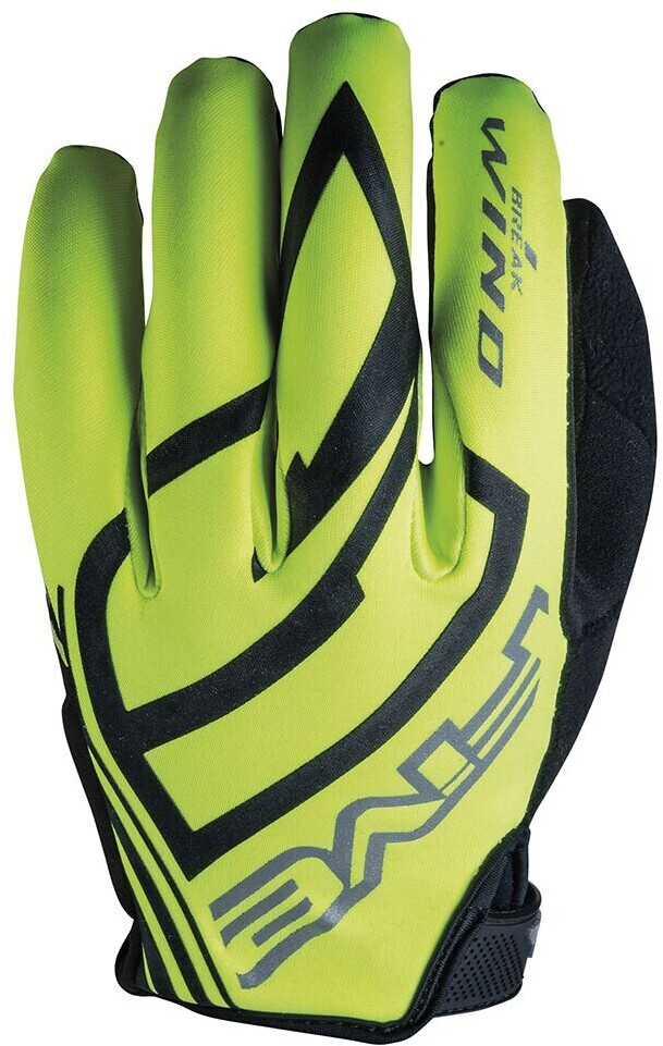Five Gloves Windbreaker Long Gloves Men (5WINDY2X) yellow