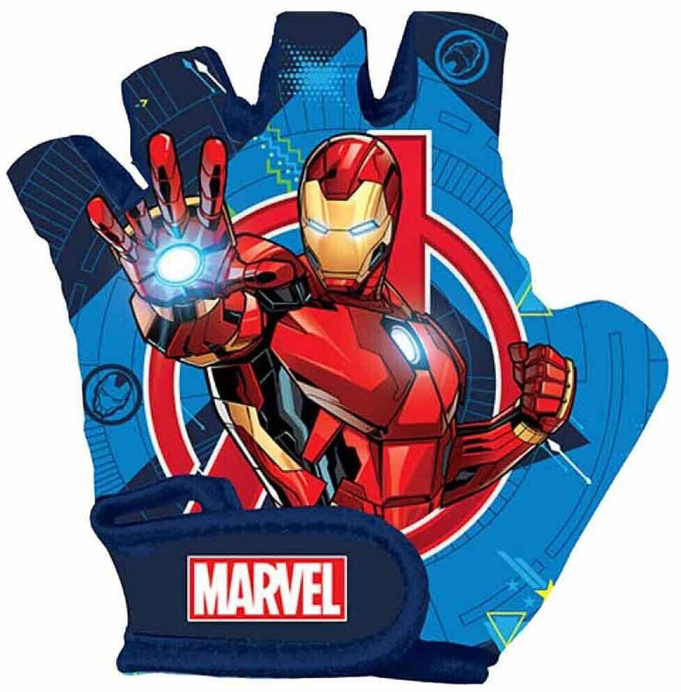 Photos - Cycling Gloves MARVEL Comics  Avengers Short Gloves Unisex  blue (CVG479)