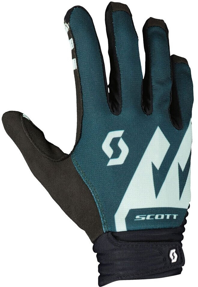 Scott Dh Factory Long Gloves Men (410728-ArubaGreen/MineralGreen-2XL)