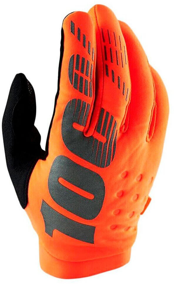 100% Brisker Long Gloves Men (10016) orange