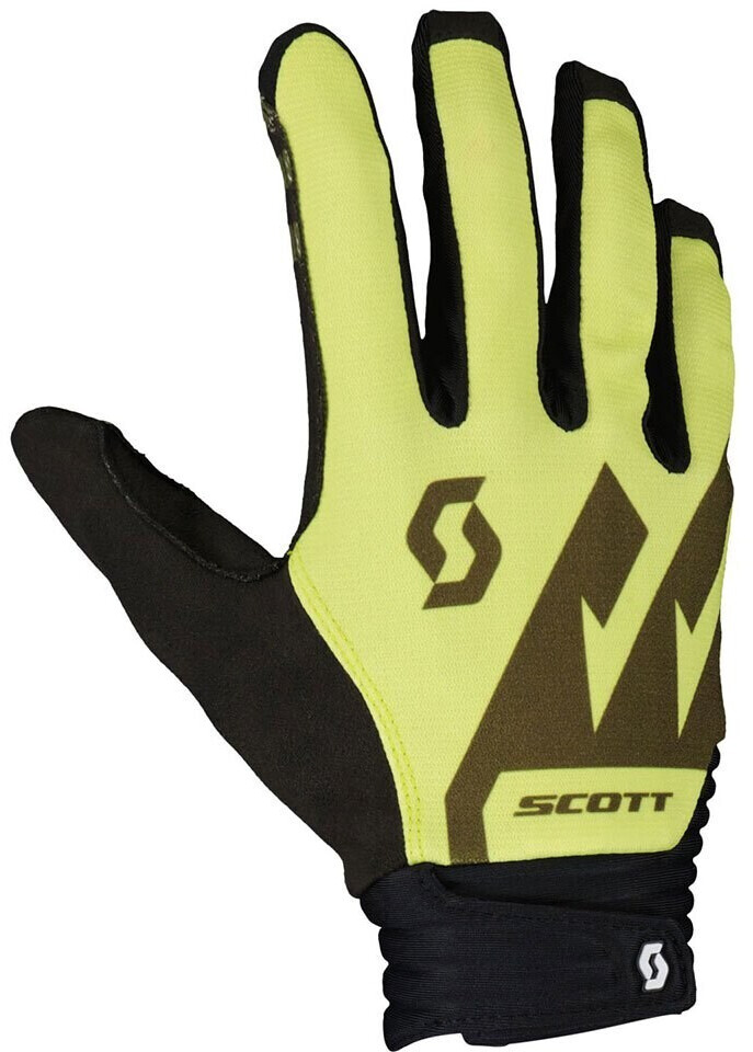 Scott Dh Factory Long Gloves Men (410728-BitterYellow/FirGreen-2XL) yellow