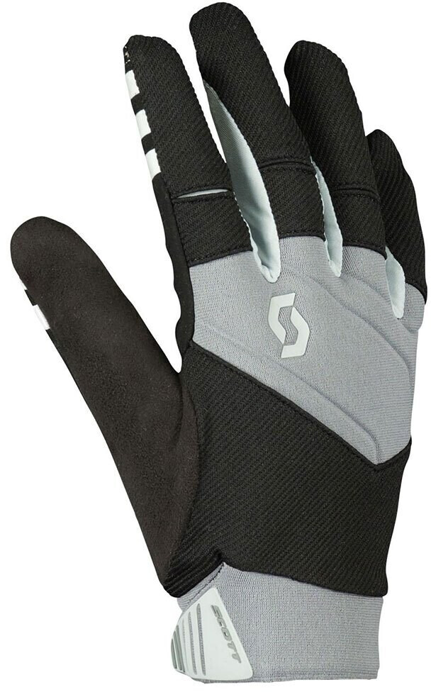 Scott Enduro Long Gloves Men (275396-LightGrey/Black-2XS) grey