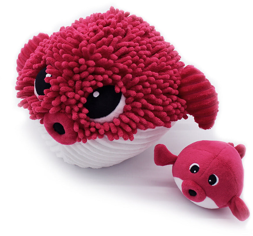 Déglingos Ptipotos Poisson globe Gobetou maman et son bébé betterave