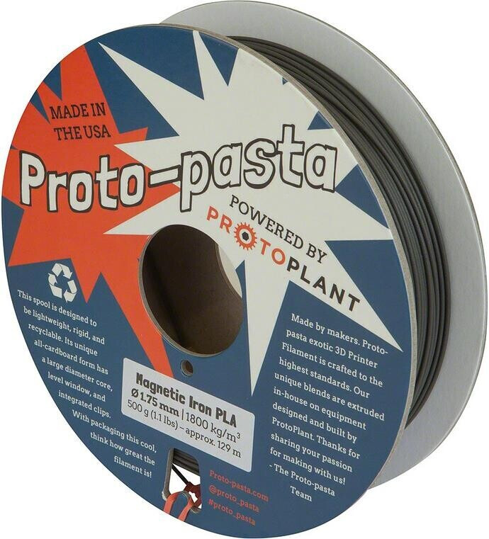 Proto-Pasta Carbon Fiber Composite PLA 1.75mm x 500g Black