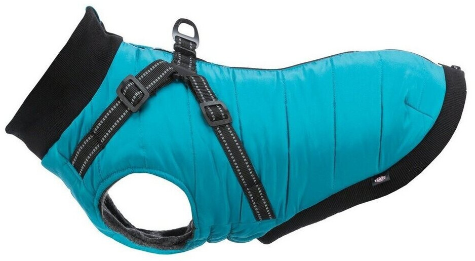 Trixie Coat Pontis with Harness Aqua (680350)