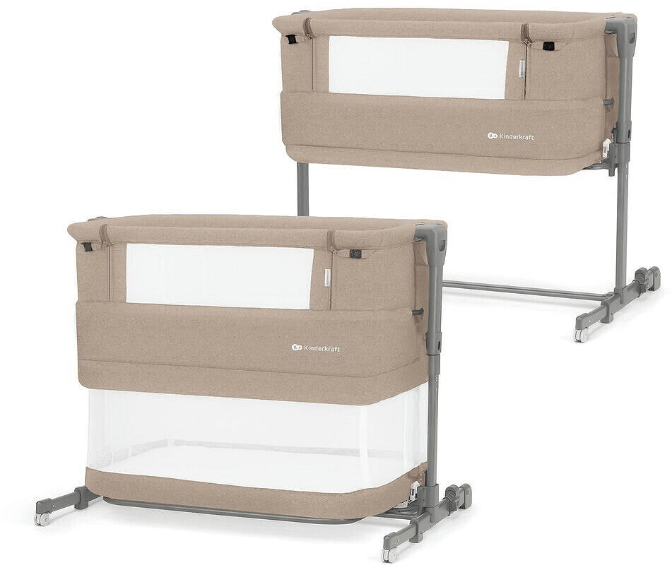 Kinderkraft Neste Grow Co-Sleeper Bed Beige