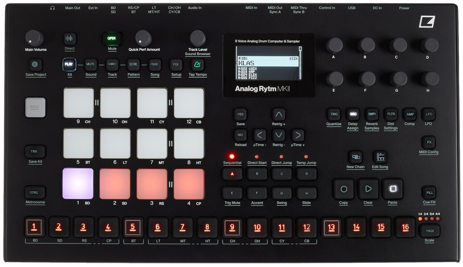 Elektron Analog Rytm MKII Black