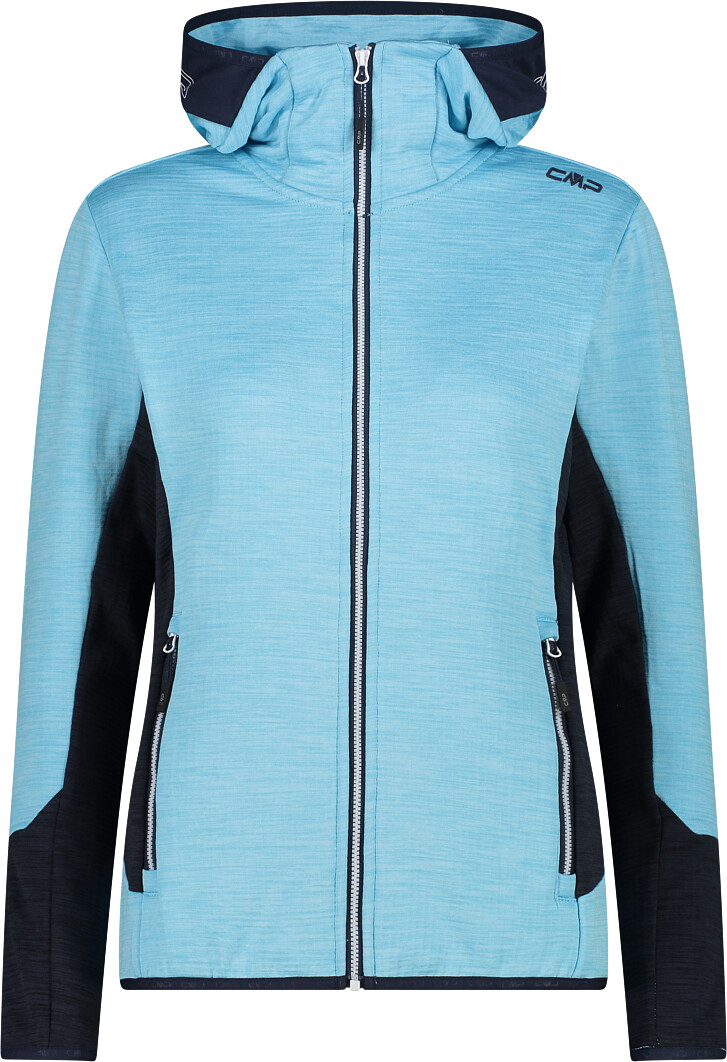 CMP Unlimitech Grid Tech Hooded Strech Fleece Jacket Women anice