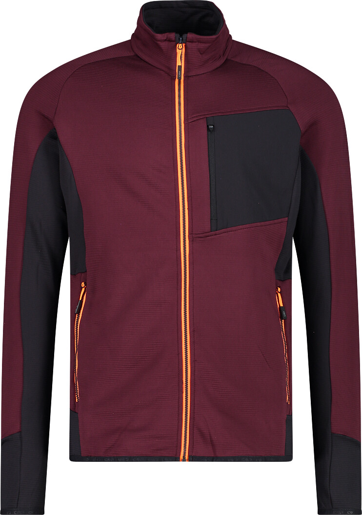 CMP Unlimitech Grid Tech Stretch Fleece burgundy