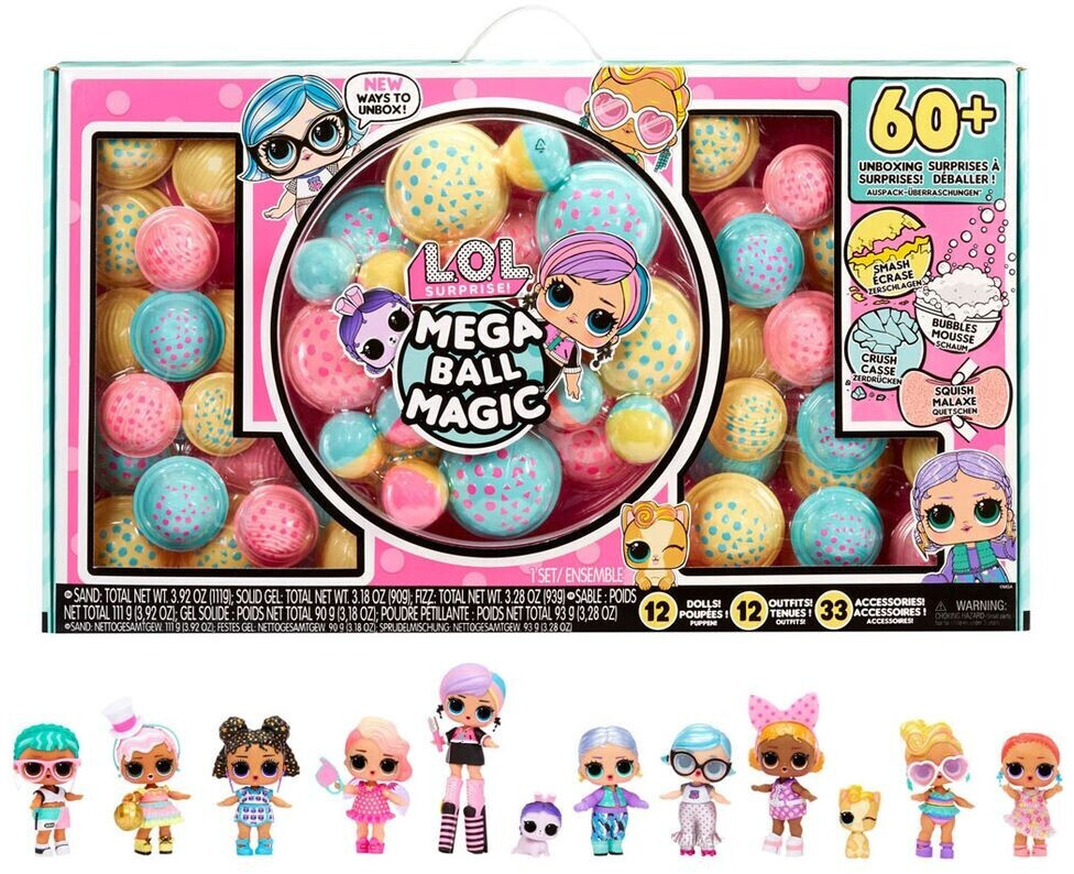LOL Surprise L.O.L Surprise Mega Ball Magic 12 Sammelpuppen 119951 ab 92 04 Preisvergleich bei idealo
