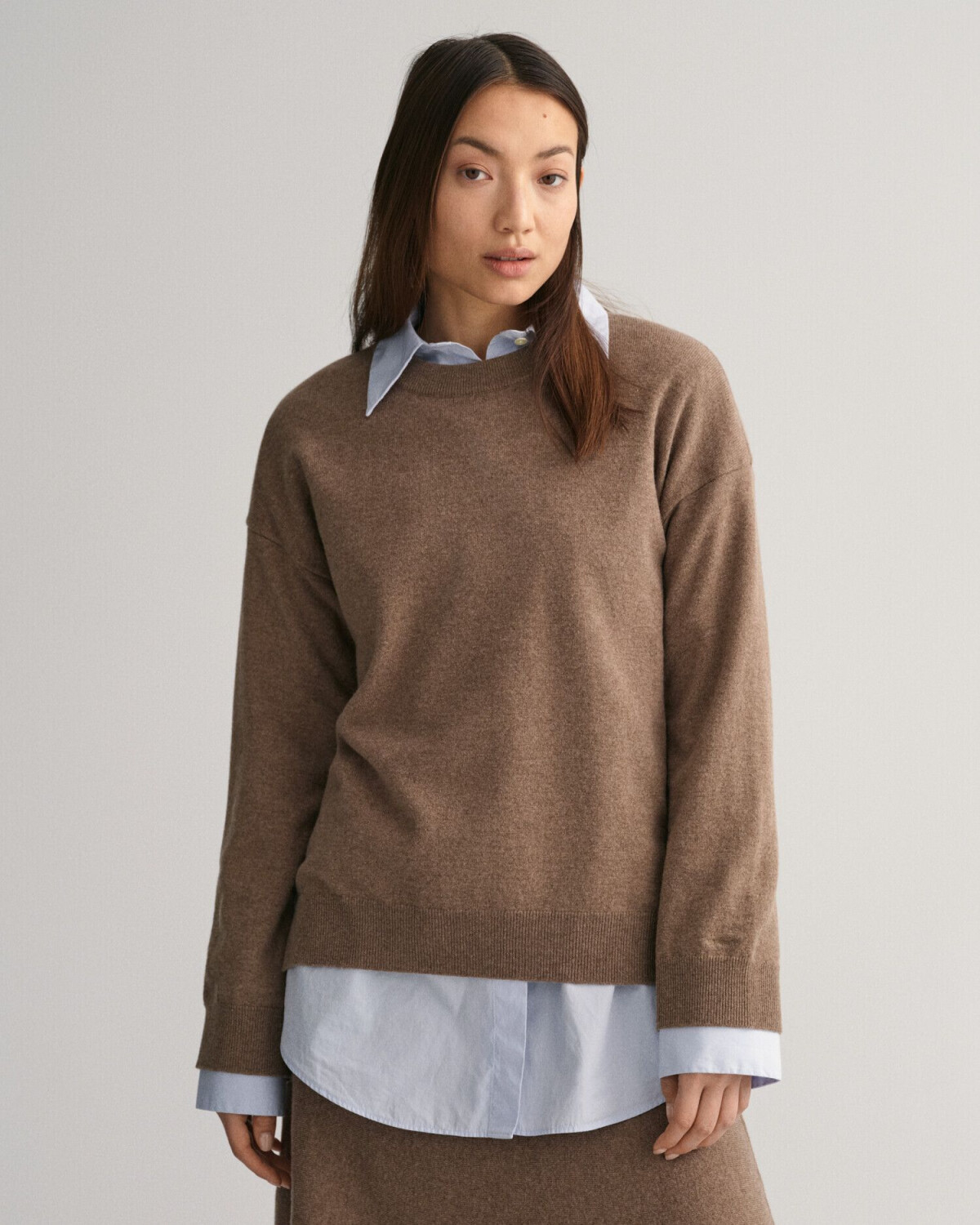 GANT Superfine Lambswool round neck sweater (4802120)