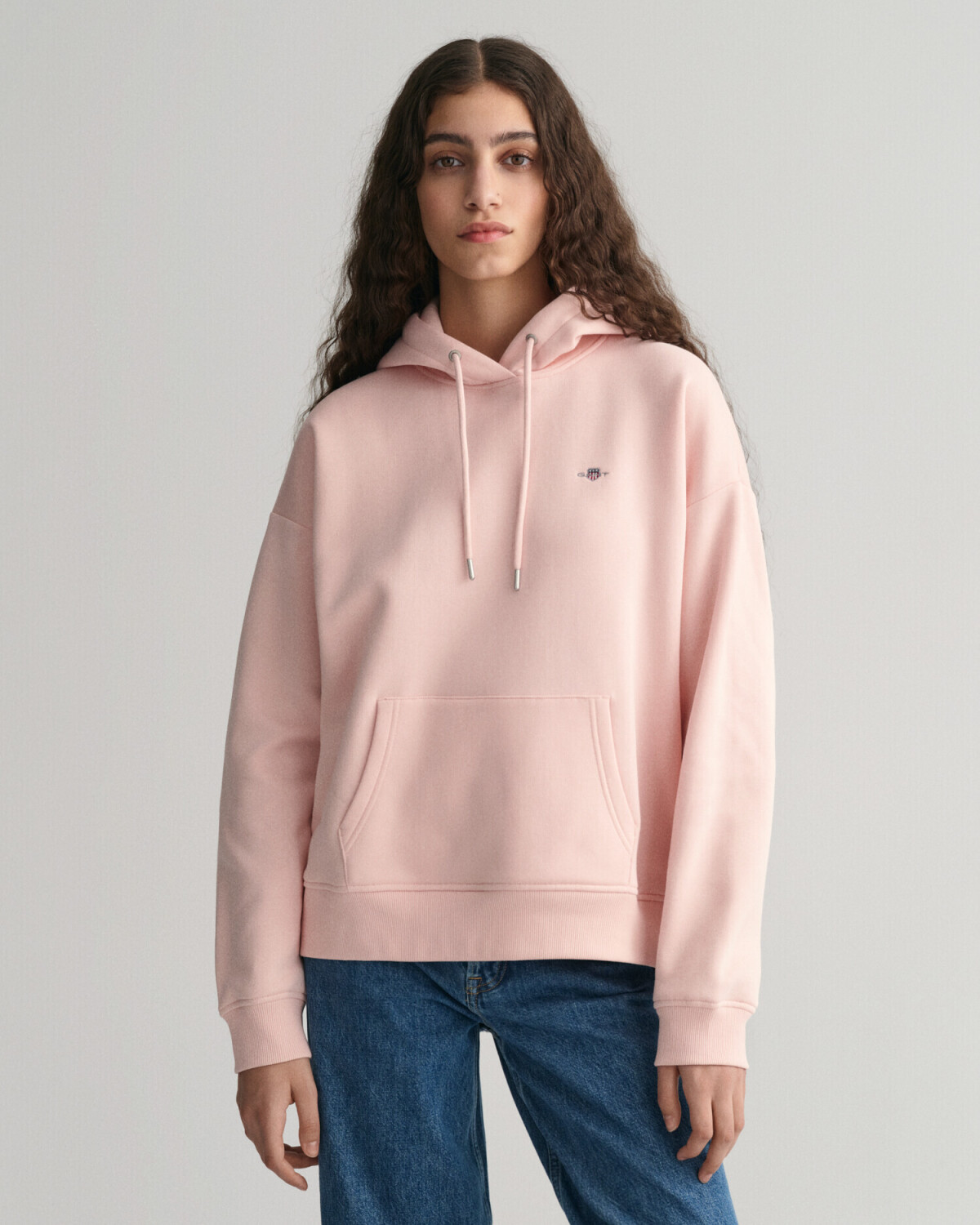 GANT Shield hoodie (4204654) faded pink