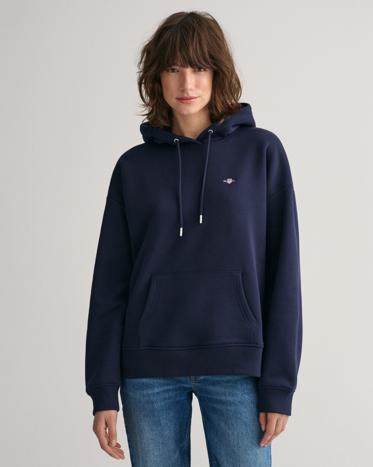GANT Shield Hoodie 4204654 evening blue ab 91 99 Preisvergleich bei idealo